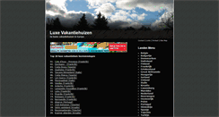 Desktop Screenshot of luxe-vakantiehuizen.com