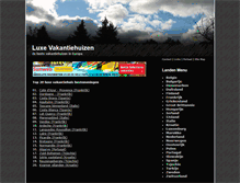 Tablet Screenshot of luxe-vakantiehuizen.com